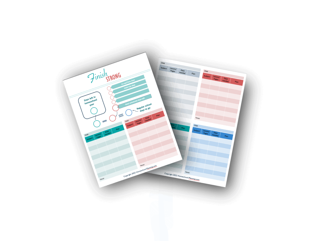 Free download finish strong worksheets
