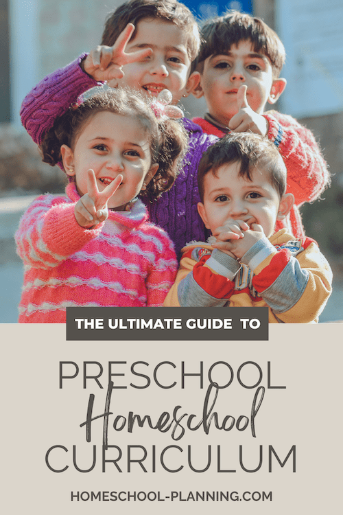 guide to preschool homeschool curriculum