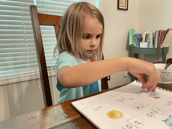 homeschool preschool language arts