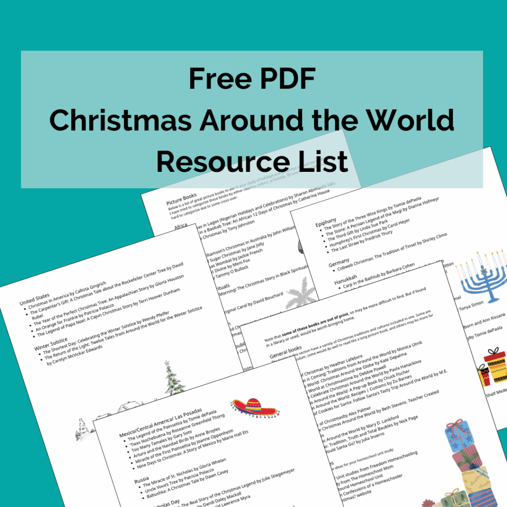 Free PDF Christmas around the world resource list