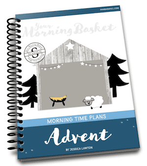 make holiday traditions with morning time advent plans from Pam Barhnhill