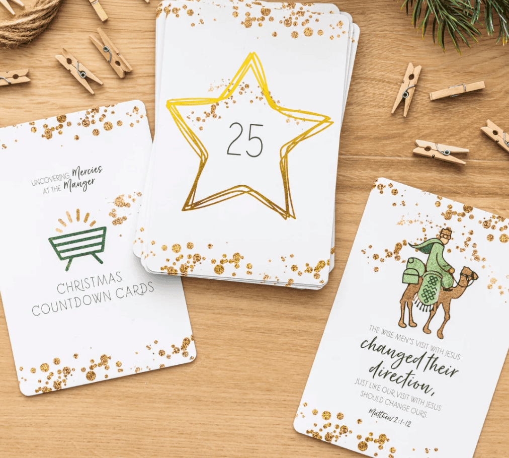 Christmas Countdown Cards from Not Consumed