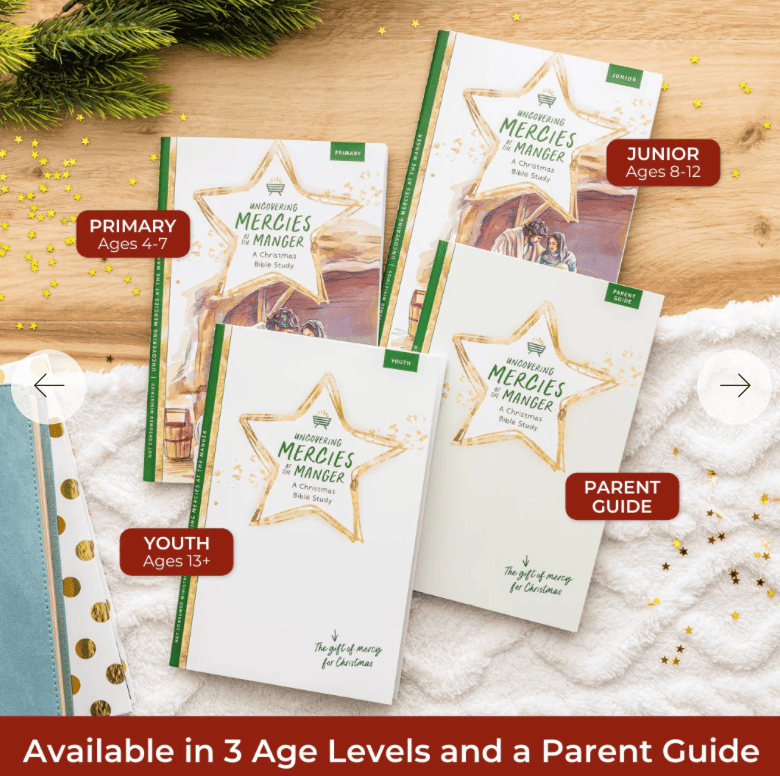 Uncovering mercies at the manger bible study from Not Consumed