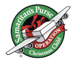make holiday traditions with Samaritan's purse, operations christmas child logo