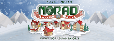 make holiday traditions with Norad santa 
