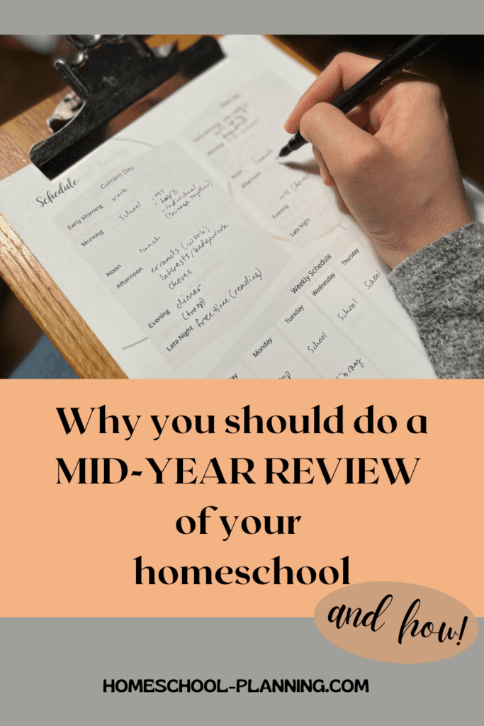 mid-year review of your homeschool