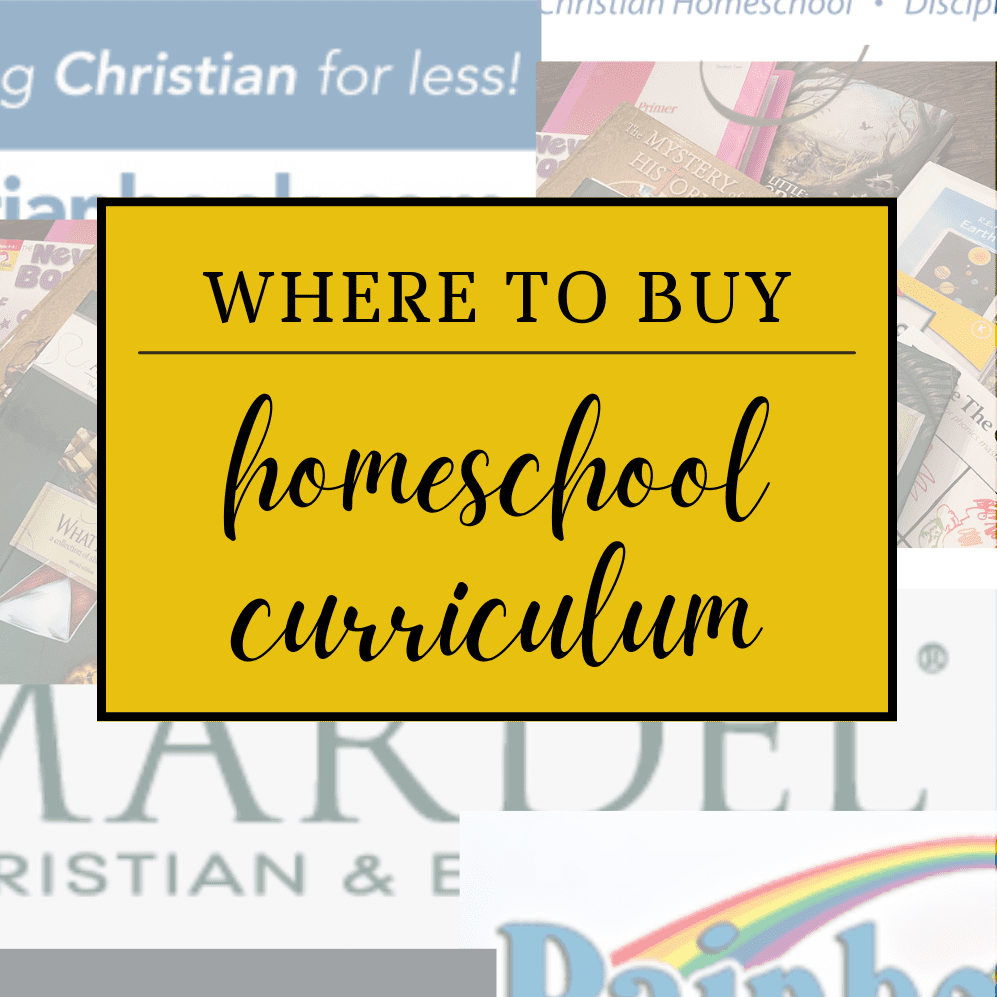 Where to buy homeschool curriculum