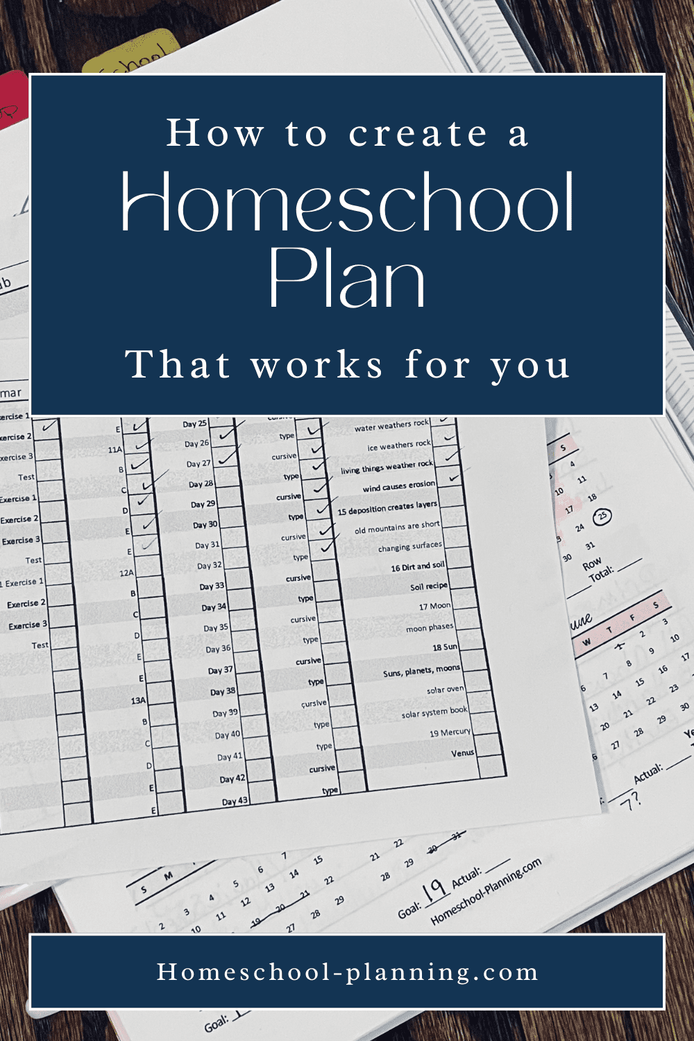 How to Create a Homeschool Plan that Works for You - Homeschool Planning