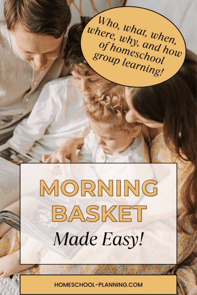 Morning Basket made easy! Pin image
family reading