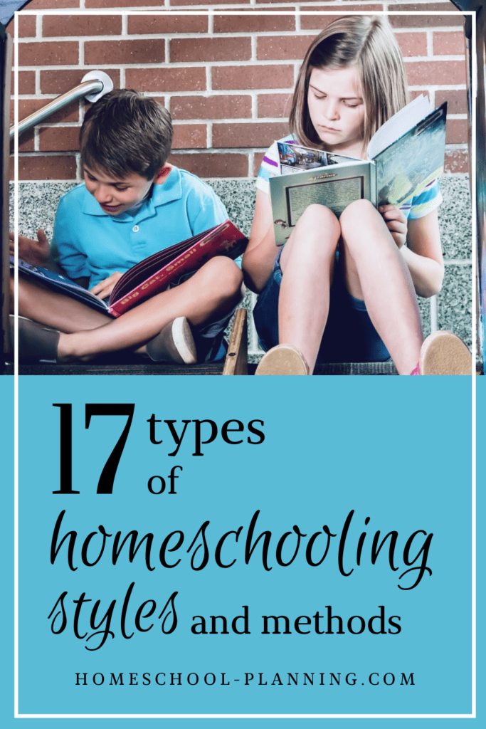 17 types of homeschooling styles and methods pin