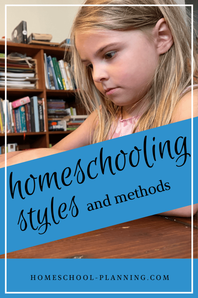types of homeschooling styles and methods pin