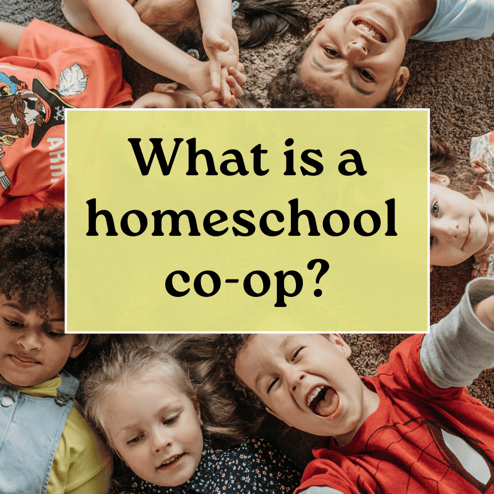 What is a homeschool co-op? kids laughing in the background