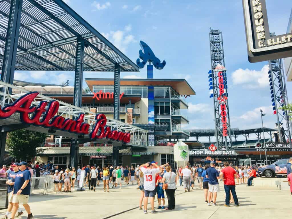 people in a stadium during daytime