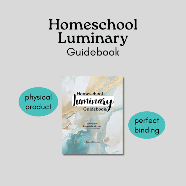 Homeschool luminary guidebook paperback