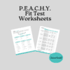 PEACHY Fit Test mockup