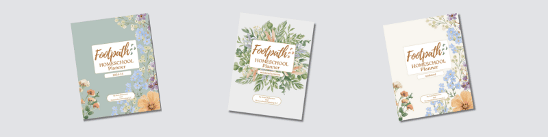 3 footpath homeschool planners