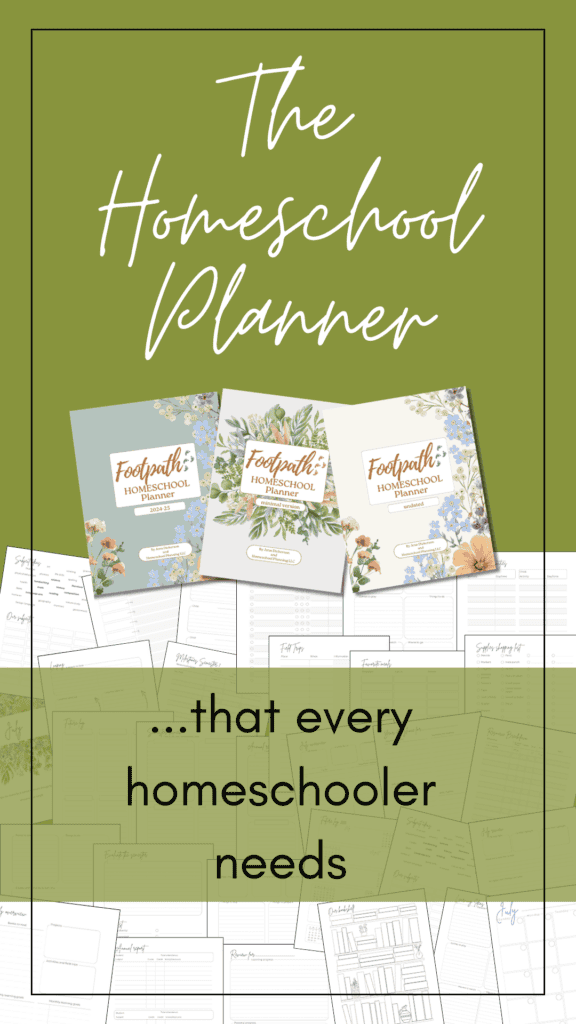 THe homeschool planner that every homeschooler needs. Pin image