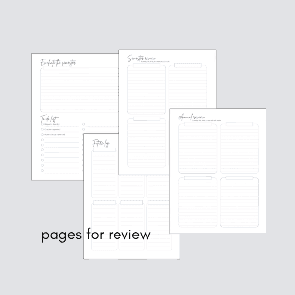 pages for review