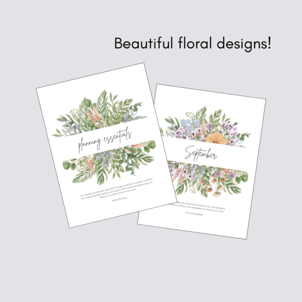 beautiful floral designs!