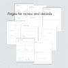 pages for review and records