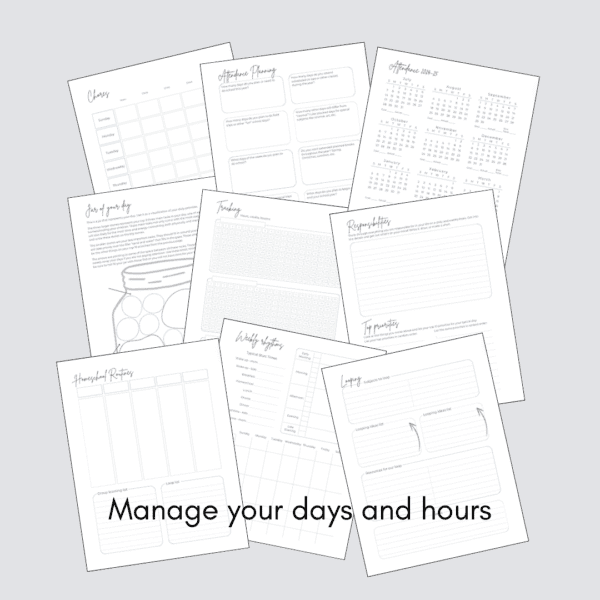 manage your days and hours