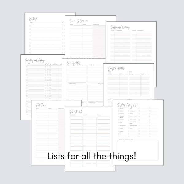 lists for all the things!