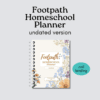 footpath homeschool planner - undated version - coil binding