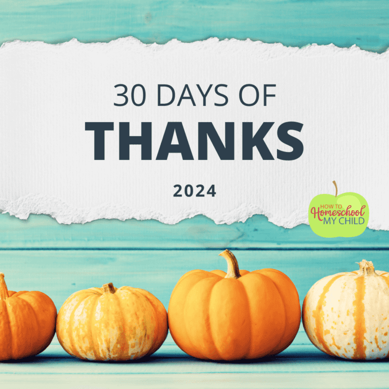 30 days of thanks