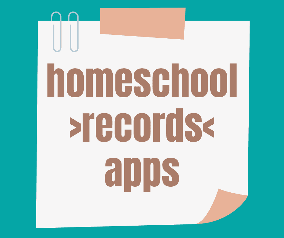 homeschool records apps