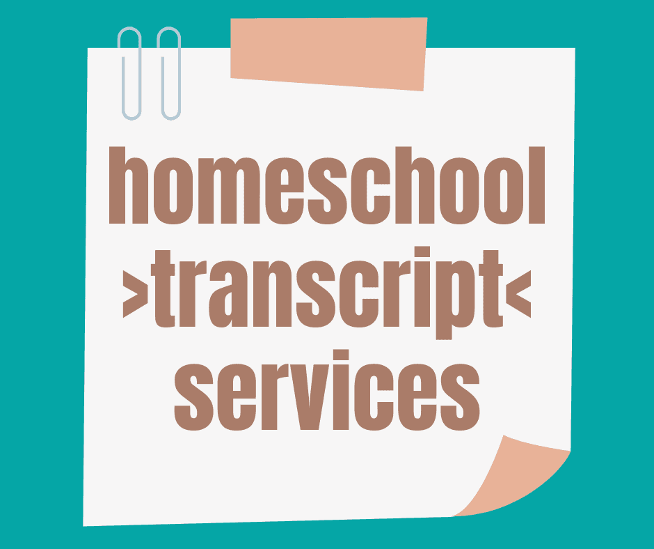 Homeschool transcript services