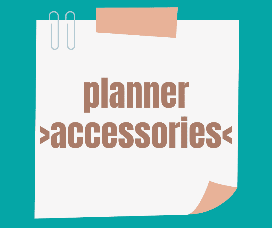 PLanner accessories