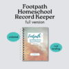 Footpath Homeschool Record Keeper full version coil binding