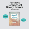 footpath homeschool record keeper full version paperback