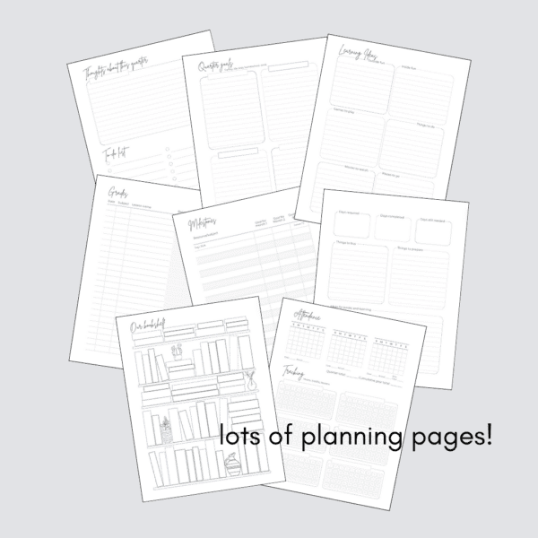 lots of planning options page examples