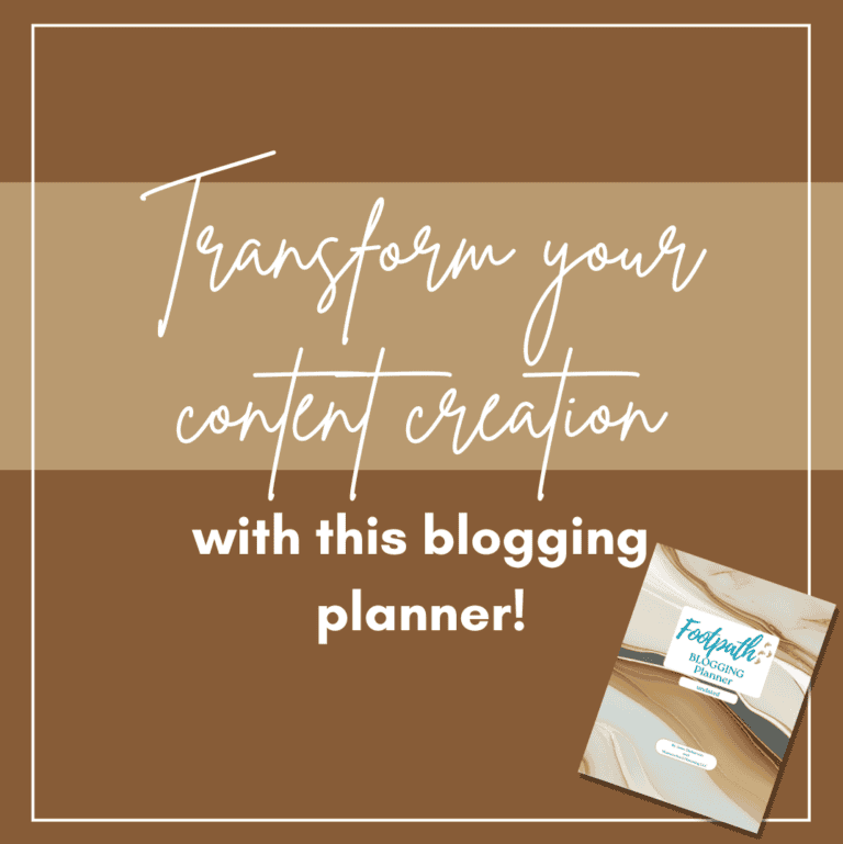 transform your content creation with this blogging planner!