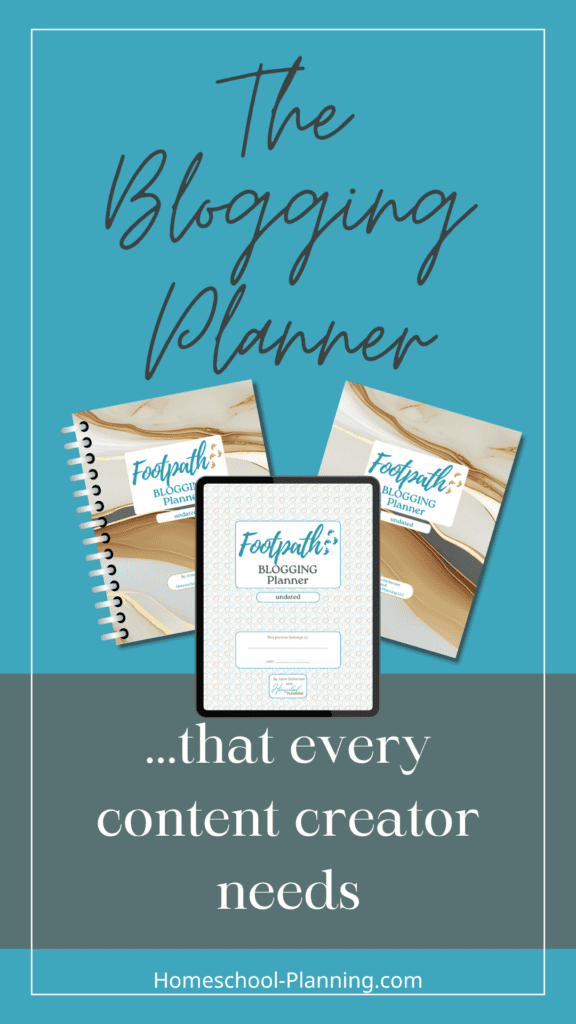 The blogging planner that every content creator needs! pin image