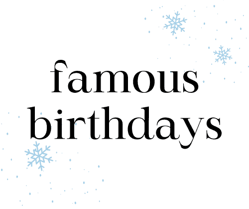 famous birthday january learning ideas