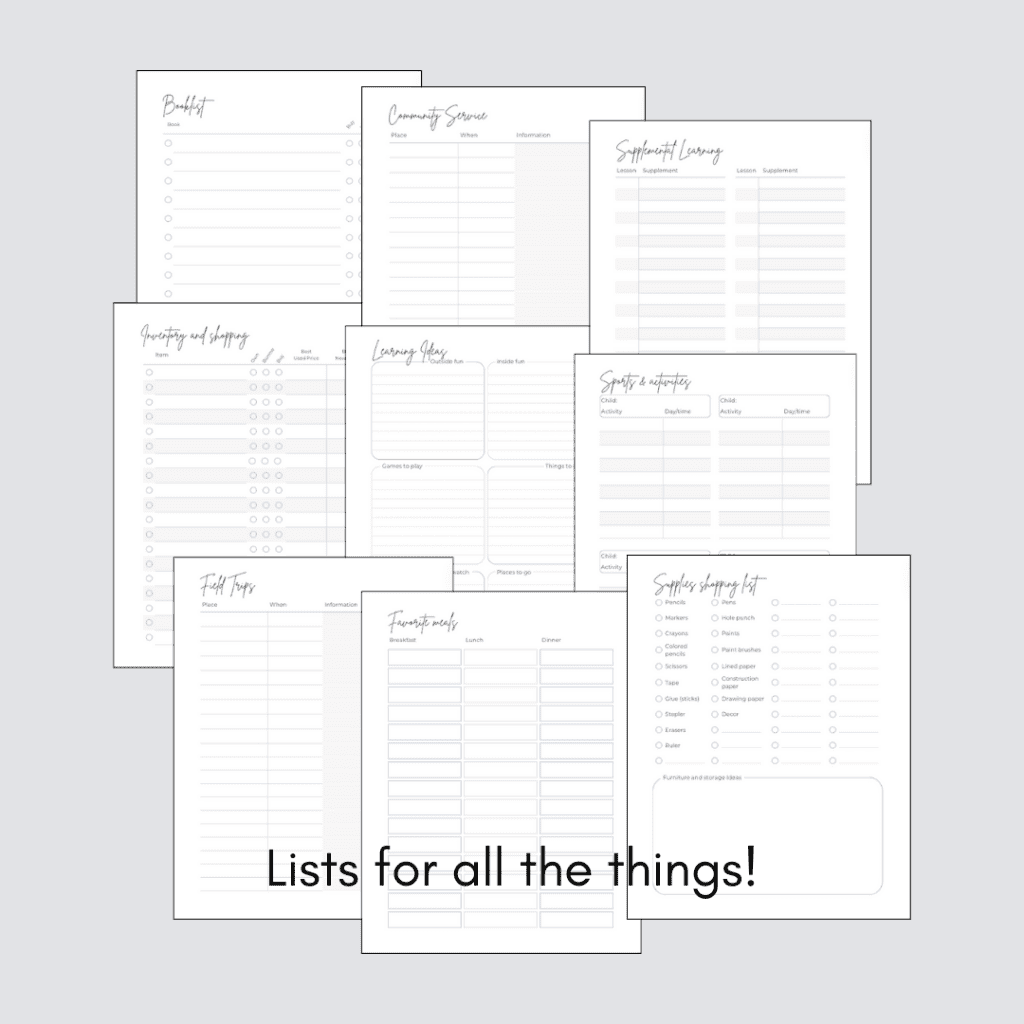 Modular Footpath Homeschool Planner Bundle- Digital - Homeschool Planning