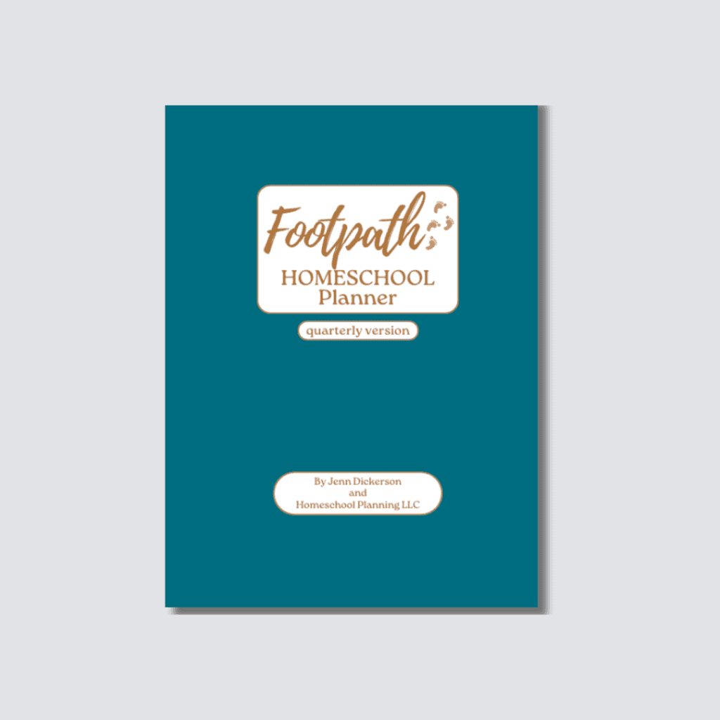 Quarterly Footpath Homeschool Planner