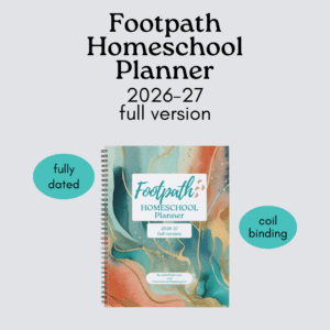 Full Dated Footpath Homeschool Planner