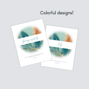 Full Dated Planner colorful designs