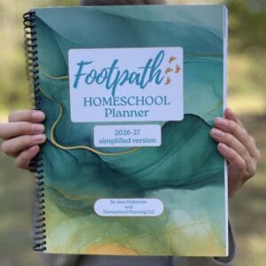 Simplified Footpath Homeschool Planner