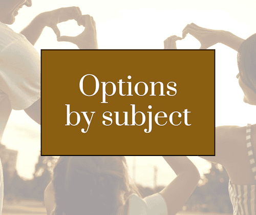 options by subject Christian homeschool curriculum