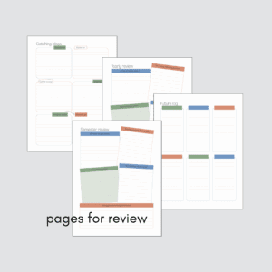 Footpath student planner bold version review pages