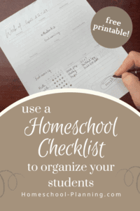 Use a Homeschool Checklist for Independent Students (+Free Printable