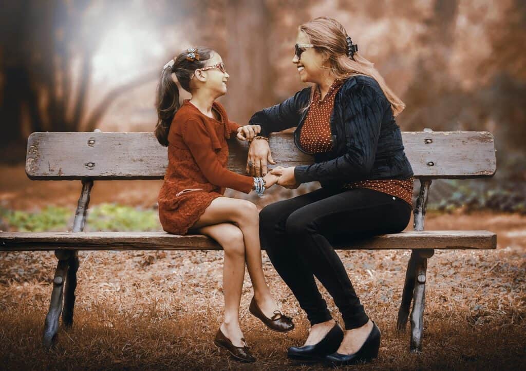 mother and daughter, women, two, lifestyle, fashion, family, girl, outdoors, brown fashion, happy mothers day, mom, mum