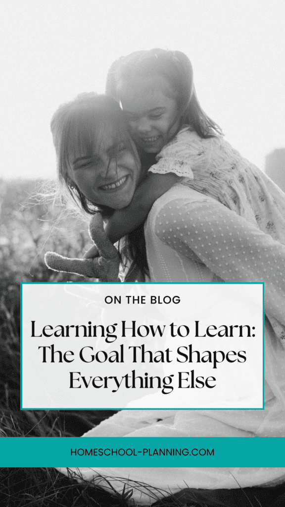 Learning how to learn pin image with mom and child