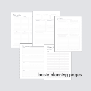 lesson planner planning pages