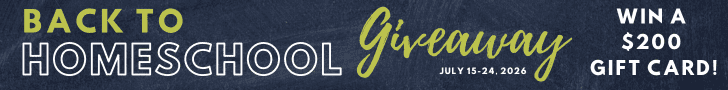 back to homeschool giveaway